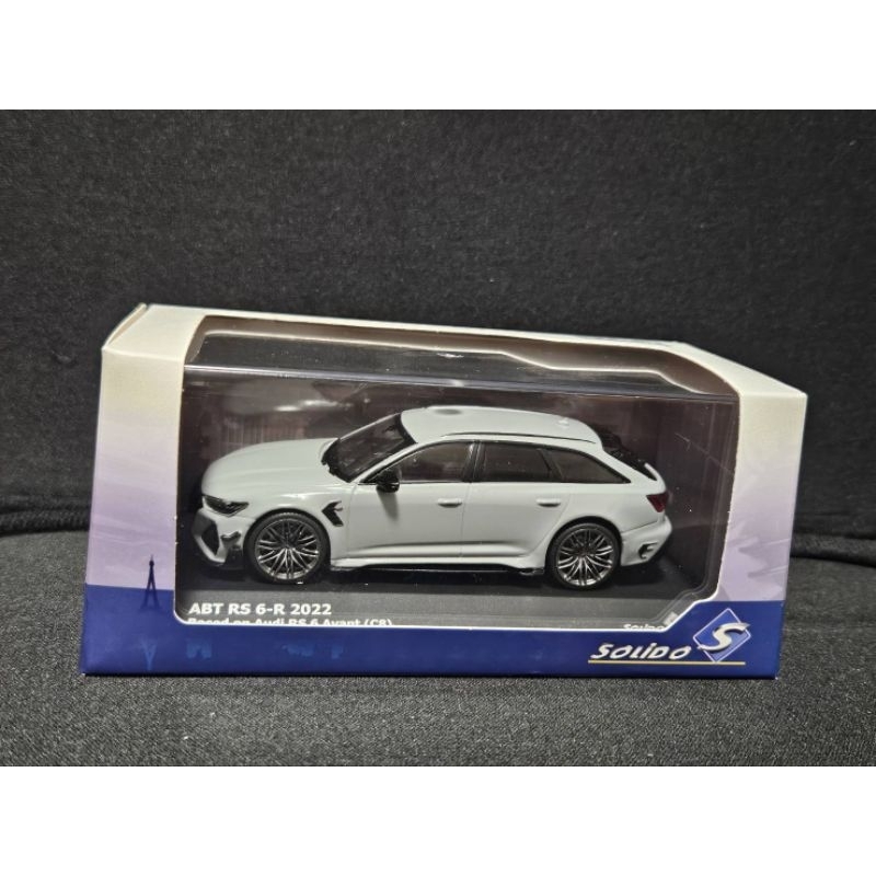 Solido 1:43 Audi RS6-R ABT Année de construction 2022 rouge misano