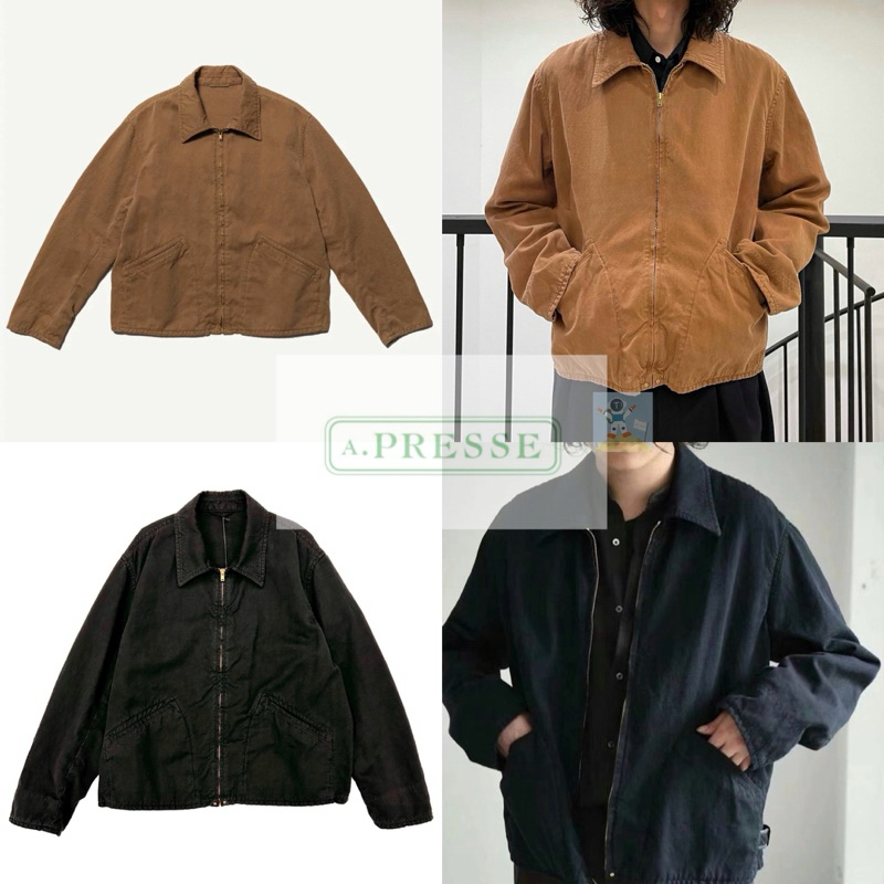 A.PRESSE 24SS SILK HEMP SPORTS JACKET 外套夾克| 蝦皮購物