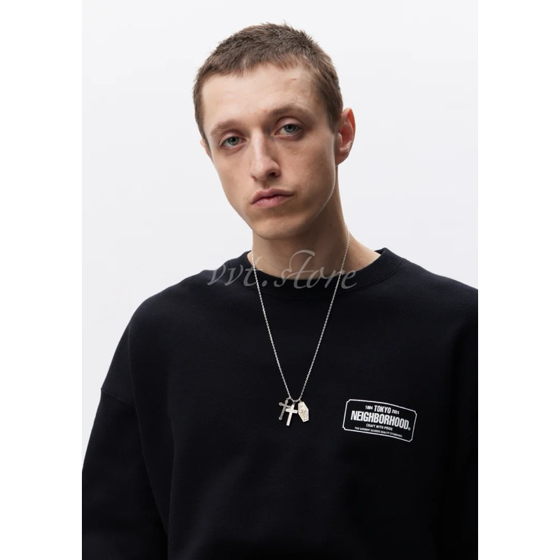 アクセサリー NEIGHBORHOOD 24SS TRIPLE TOP NECKLACE NEIGHBORHOOD 24SS SILVER TRIPLE TOP NECKLACE 飾品項鍊| 蝦皮購物