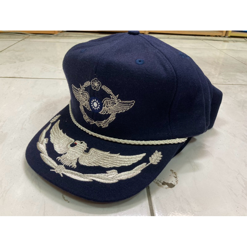 空軍飛鷹徽羊毛款將軍帽| 蝦皮購物
