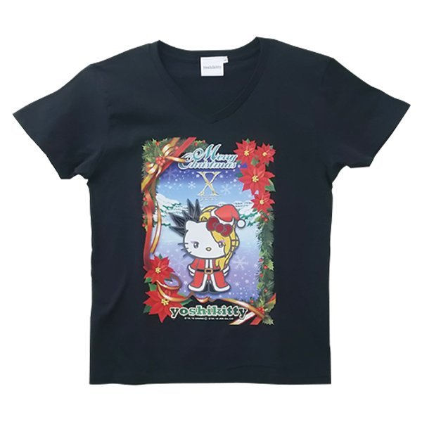 YOSHIKI T恤/ X JAPAN yoshikitty 三麗鷗sanrio T-SHIRT TEE 短