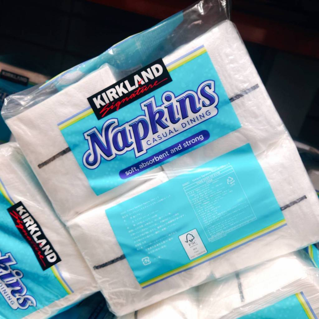 COSTCO代購 好市多 Kirkland Signature 科克蘭 餐巾紙 330張 Napkins 廚房紙巾 餐紙 | 蝦皮購物