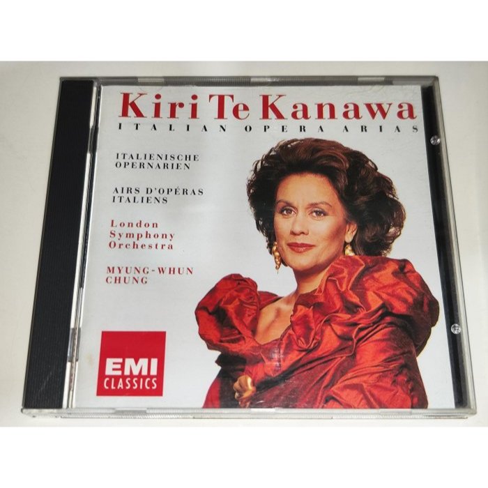 文本齋 Kiri Te Kanawa 卡娜娃 鄭明勳 Italian Opera Arias 倫敦交響 EMI | 蝦皮購物
