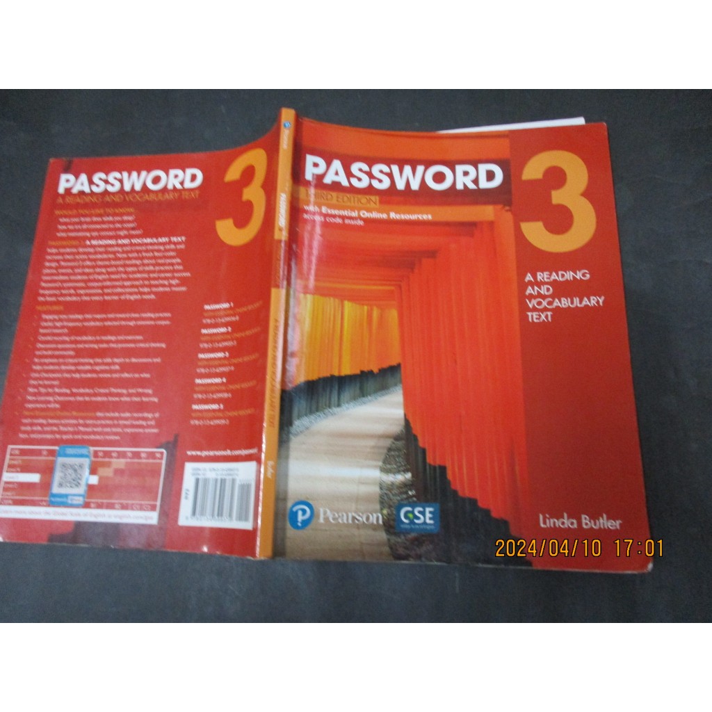 Password 3/e (3): QRCODE 未使用 A Reading & Vocabulary Text | 蝦皮購物