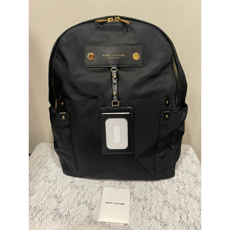 Marc Jacobs MJ黑色尼龍後背包 | 蝦皮購物