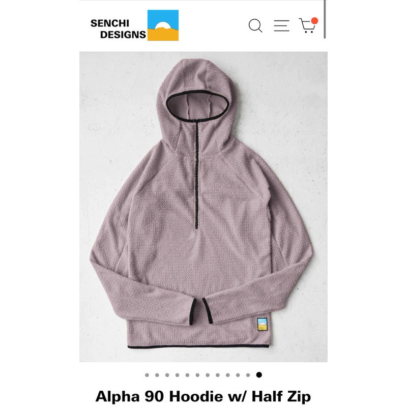Senchi Designs A90 Half-Zip Hoodie L（Senchi Designs Alpha
