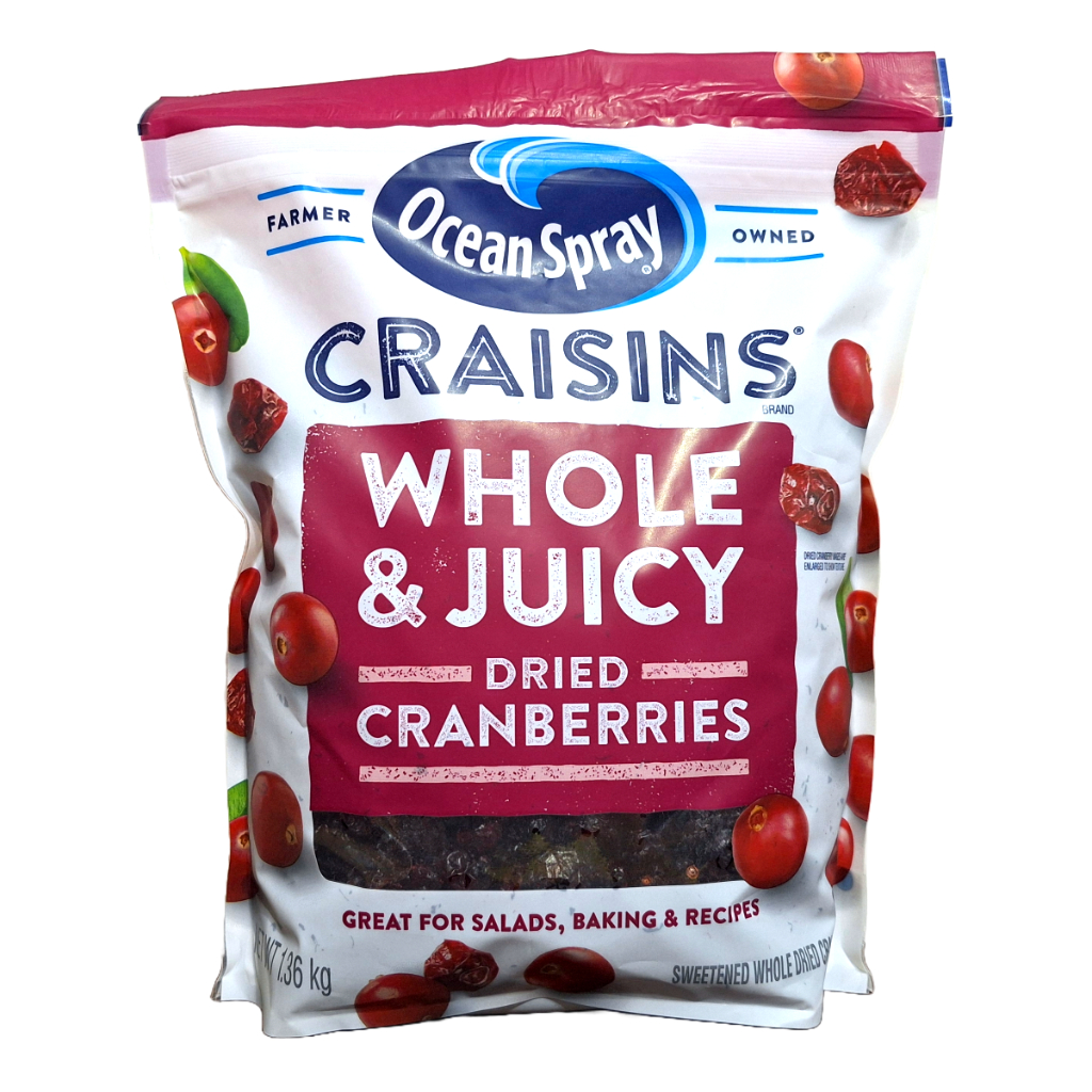 【Costco好市多】Ocean Spray Craisins 全果蔓越莓乾 1.36公斤 | 蝦皮購物