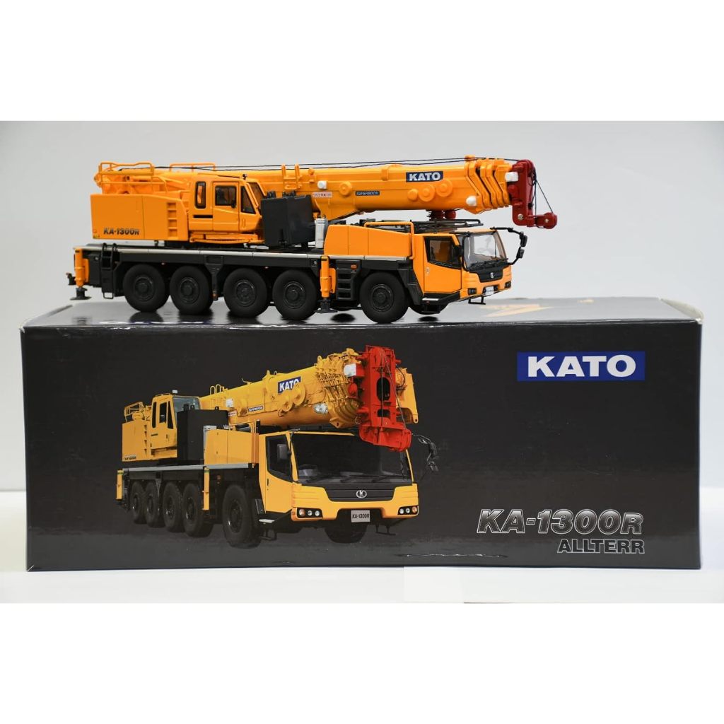 八田元氣小棧:日版新品加藤製造所KATO KA-1300R ALLTERR加藤吊車5軸路靣起重機工程模型標准版1:50 | 蝦皮購物