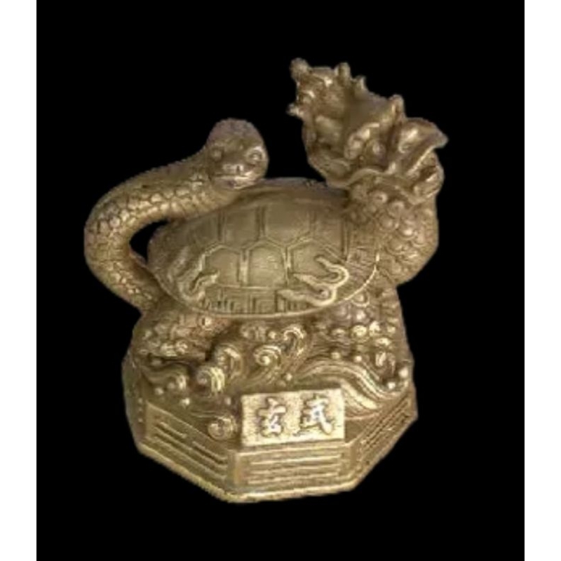 四聖獸青龍白虎朱雀玄武銅神獸風水擺件| 蝦皮購物