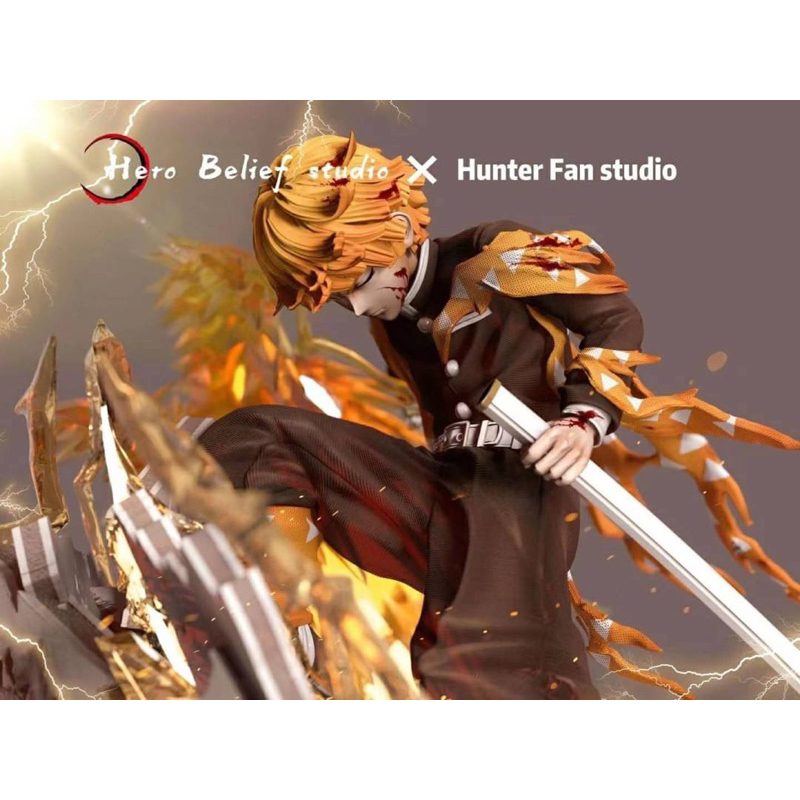 鬼滅の刃　我妻善逸　火雷神　フィギュア　Hero Belief studio 鬼滅の刃 我妻善逸 火雷神 フィギュア Hero Belief studio - メルカリ