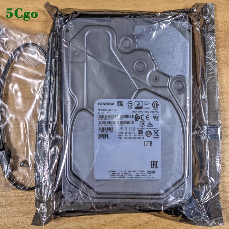 5Cgo.【一店】Toshiba/東芝MG06ACA10TE 10TB 3.5吋SATA企業級監控NAS