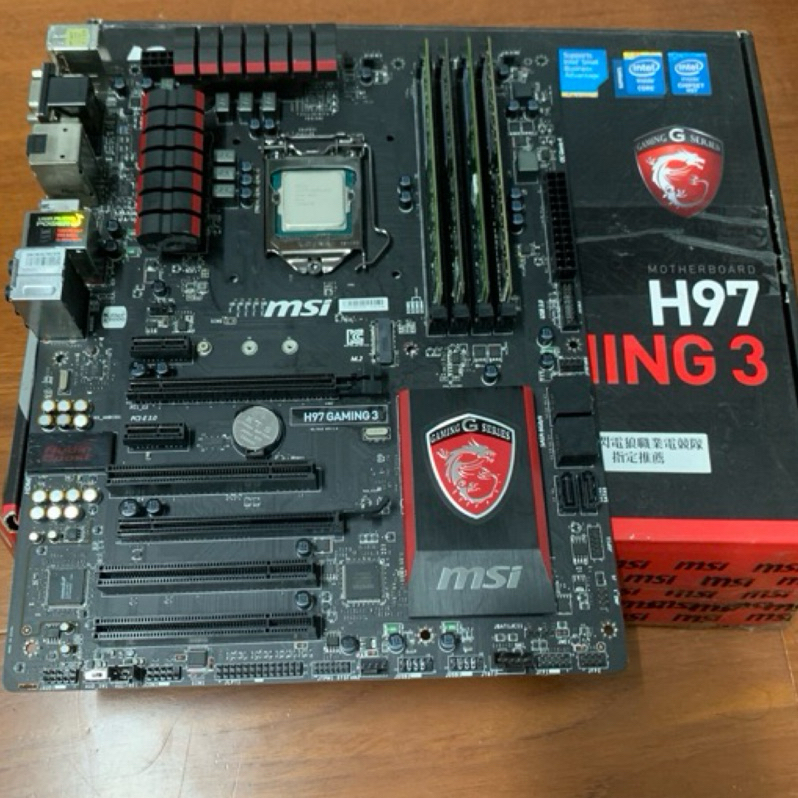 MSI-H97 GAMING 3+I5-4570+16G DDR3主板有盒裝(請先看商品描述) | 蝦皮購物