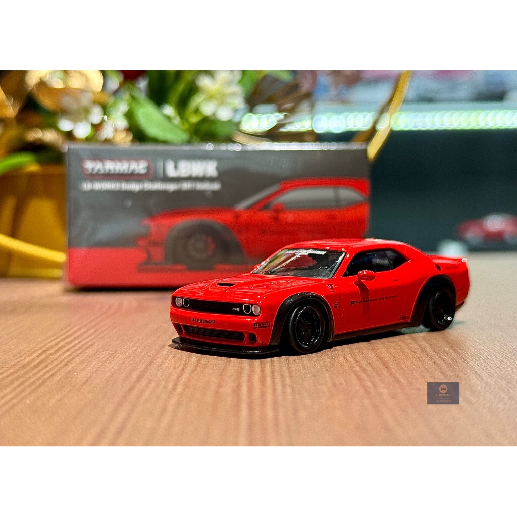 (竹北卡谷)現貨 Tarmac Works 1/64 LBWK Dodge 挑戰者 SRT Hellcat 地獄貓 紅 | 蝦皮購物