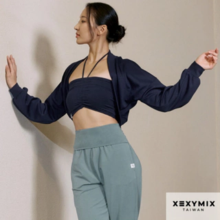 XEXYMIX 柔軟觸感綁帶Bolero長袖罩衫 XWFLT05H3 罩衫 瑜珈 LT05H3