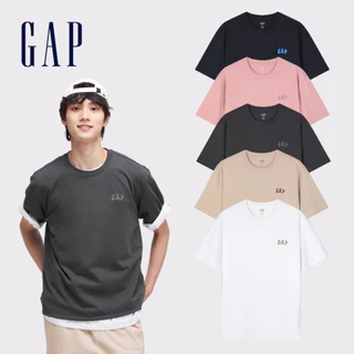Gap 男裝 Logo純棉圓領短袖T恤 厚磅密織親膚系列-多色可選(465795)