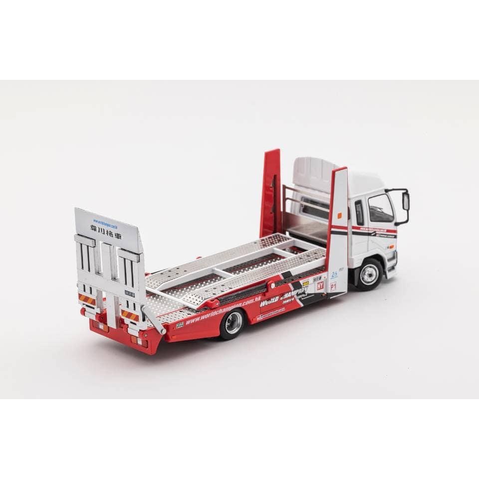 GCD 1/64 三菱Mitsubishi Fuso 戰鬥機JDM 雙層運輸車台灣1/64 韋