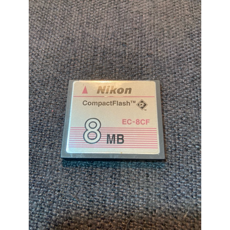 Nikon CompactFlash 記憶卡 8MB 型號EC-8CF 功能正常 | 蝦皮購物