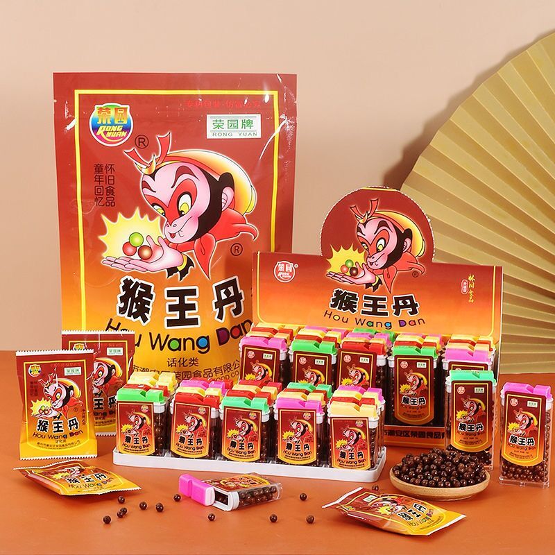 【水姑娘的零食鋪】猴王丹8090后懷舊零食 童年回憶小賣部零食 美猴金猴丹帶口哨 酸甜陳皮話梅丹 中華丹 | 蝦皮購物