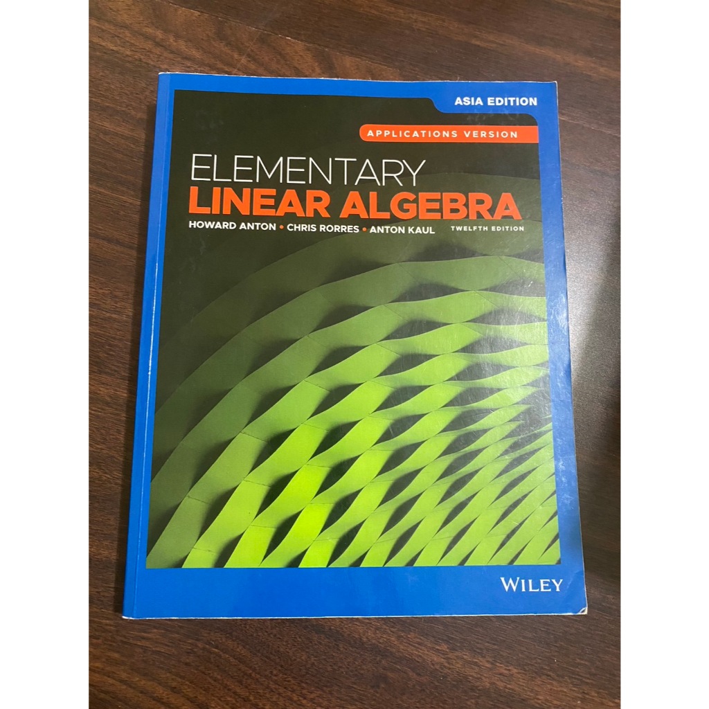 elementary linear algebra 12/e 12e | 蝦皮購物