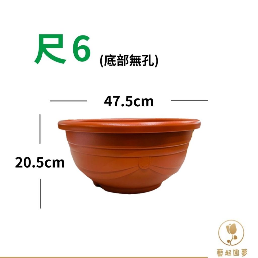 藝起園夢】蓮花盆1尺1/1尺3/1尺6/1尺8/2尺1 限宅配無孔塑膠盆荷花盆無