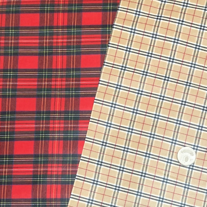 【智惠手作】尺寸約50cmx110cm 日本防水布 格子布 蘇格蘭格子布 薄款 C1861 | 蝦皮購物
