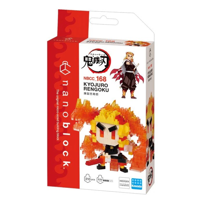 NANOBLOCK 日本河田KAWADA積木- NBCC_168 鬼滅之刃 煉獄杏壽郎 | 蝦皮購物