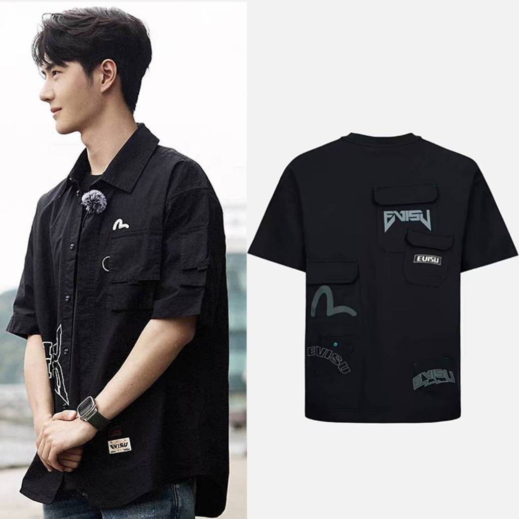 王一博 EVISU 公式 Tシャツ Wang Yibo 王一博 WYB 💚 Rose Gold on X: 