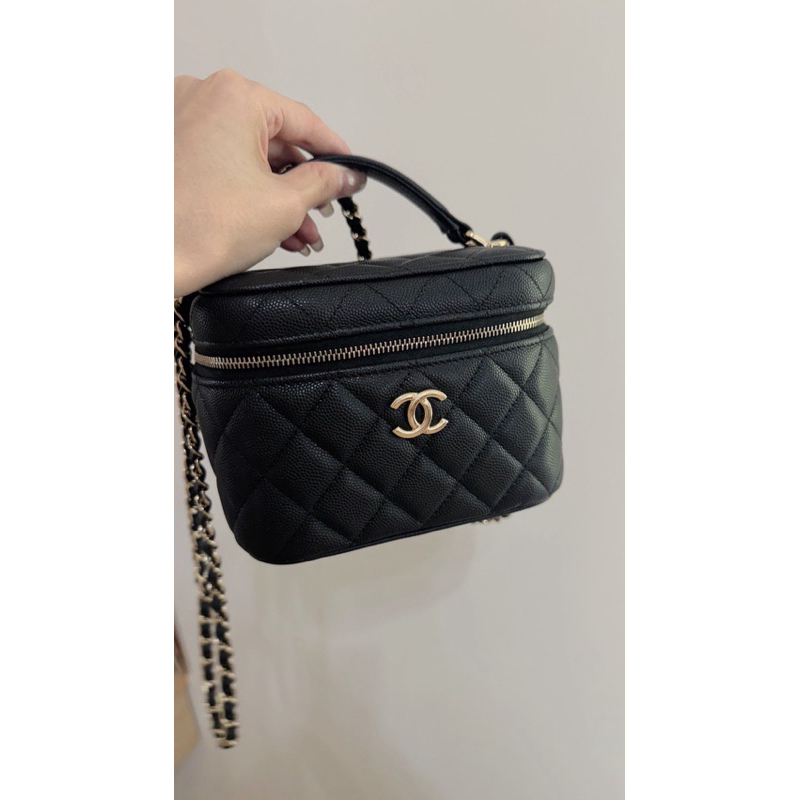 Chanel vanity case 方盒子 98成新 | 蝦皮購物