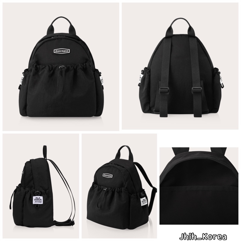 📌 預購韓國代購Alavague DUGONG BAG S,L 後背包抽繩縮口包工裝