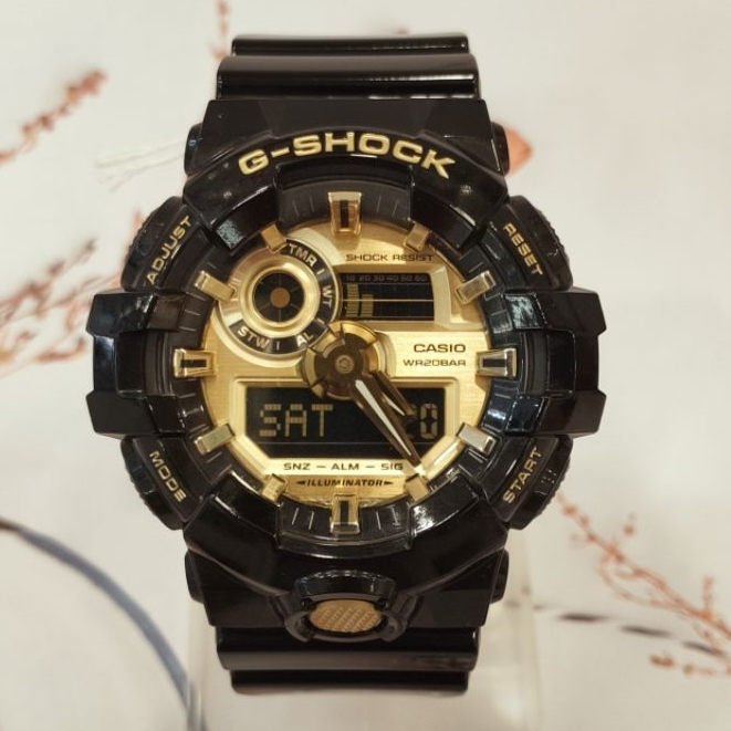 【CASIO卡西歐】 G-SHOCK系列（GA-710GB-1A) | 蝦皮購物