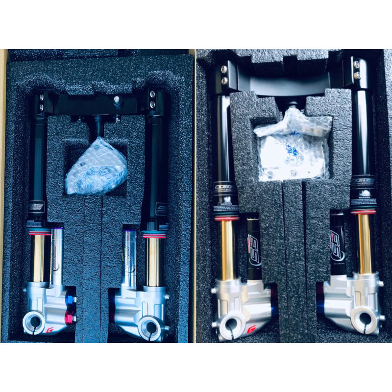 《好禮3選1》GJMS FS Smax·Force 1.0倒叉前叉+三角台+輻射卡座+金內管（倉31025365445） | 蝦皮購物
