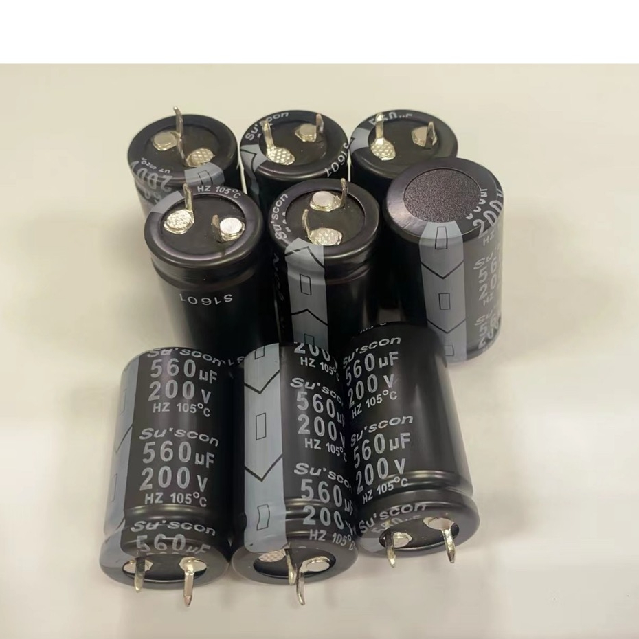 台灣現貨 SUSCON 冠坤 560uF/200V 尺寸 22*40mm 鋁質電解電容 牛角(SNAP)電容 | 蝦皮購物