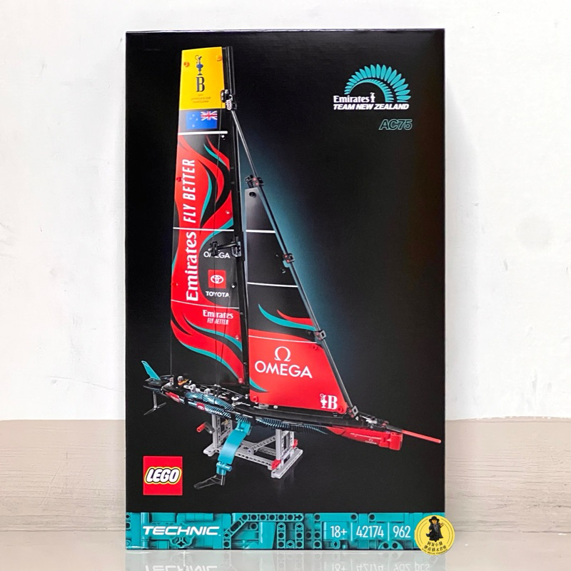 【高雄∣阿育小舖】缺貨中！LEGO 42174 阿聯酋航空紐西蘭隊 AC75 帆船 Yacht 單體水翼帆船 | 蝦皮購物