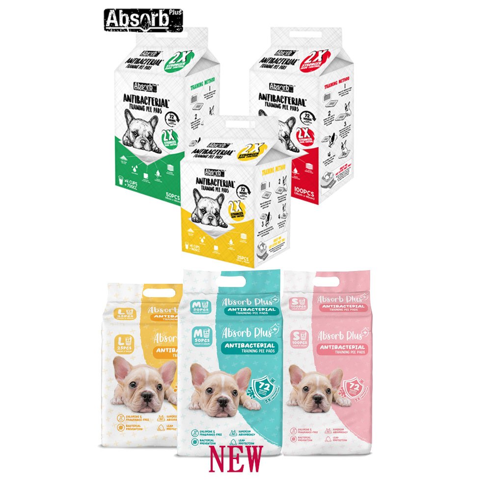 ★Petshop寵物網★Absorb Plus 狠吸收尿布墊_抗菌無香(S/M/L) | 蝦皮購物