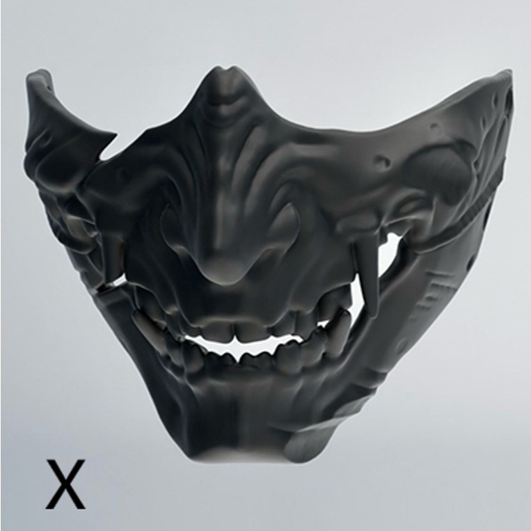 👹最齊全的般若面具👹 3D列印 頂級鬼面 cosplay 道具 日本面具 般若 oni 鬼面具 半臉 半面 派對 | 蝦皮購物