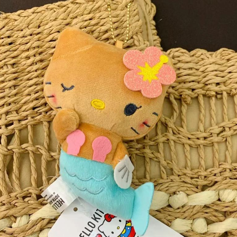 黑皮Kitty 美人鱼Kitty 夏日晒黑Kitty包包吊饰 黑皮hello kitty公仔 度假必备 送女友 送闺蜜 | 蝦皮購物