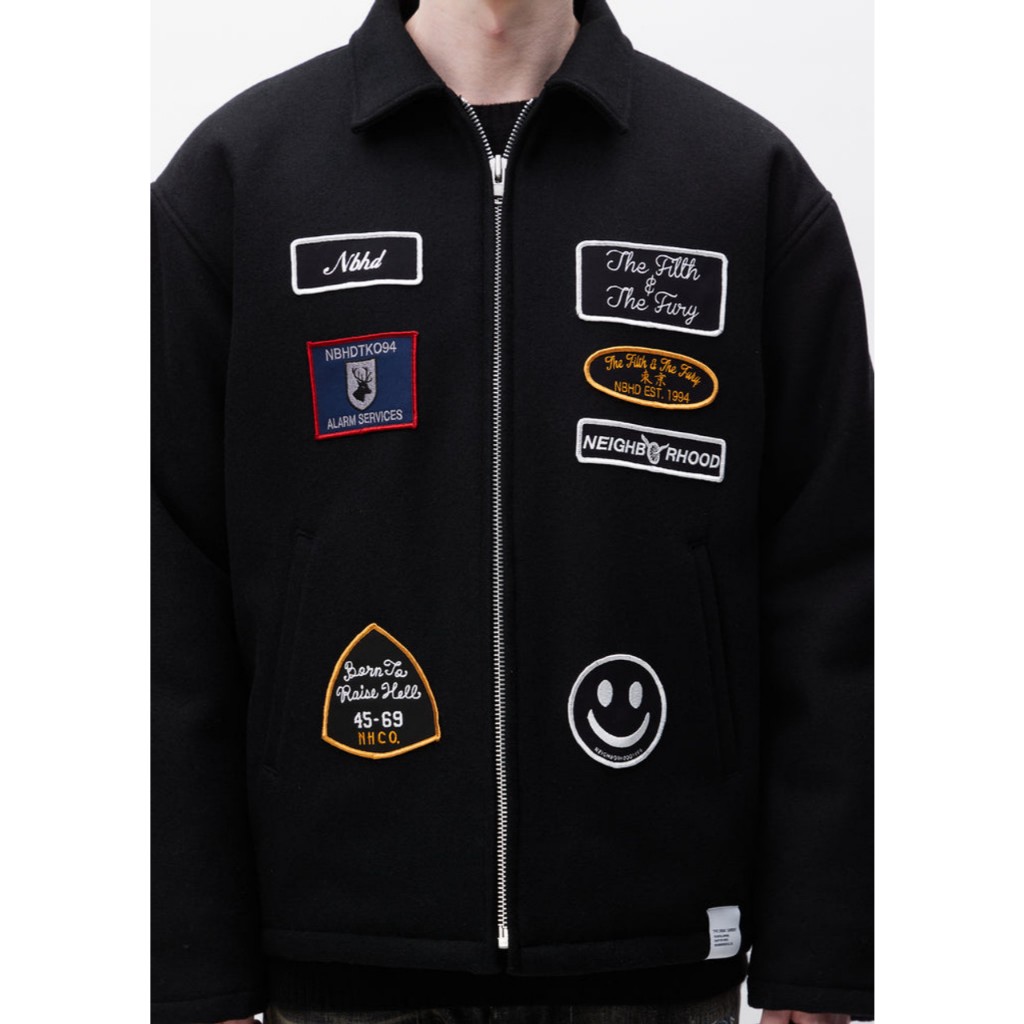 AllenTAPS】NEIGHBORHOOD 23AW MELTON ZIP UP JACKET | 蝦皮購物