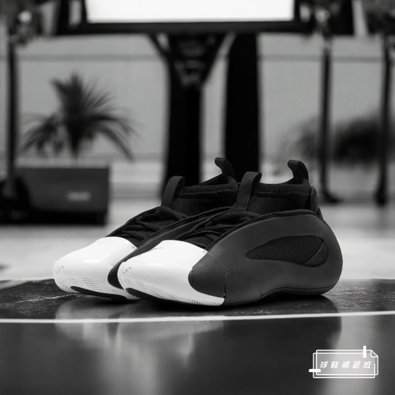 球鞋補習班adidas HARDEN VOL.8 AFTER HOURS 黑白下班後緩震哈登籃球鞋  