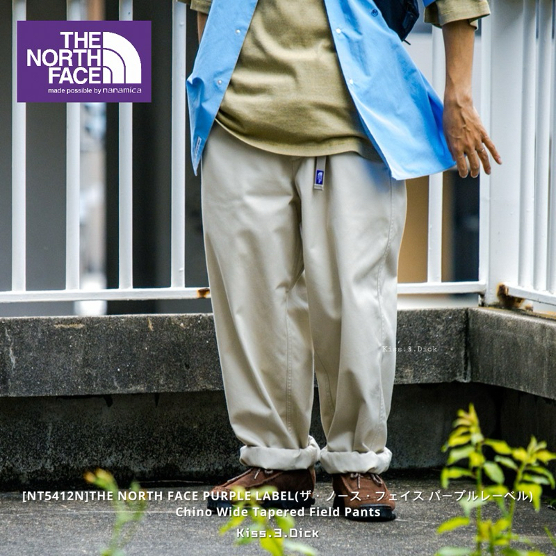 NT5412N]🇯🇵THE NORTH FACE紫標Chino Wide Tapered Field Pants錐形褲
