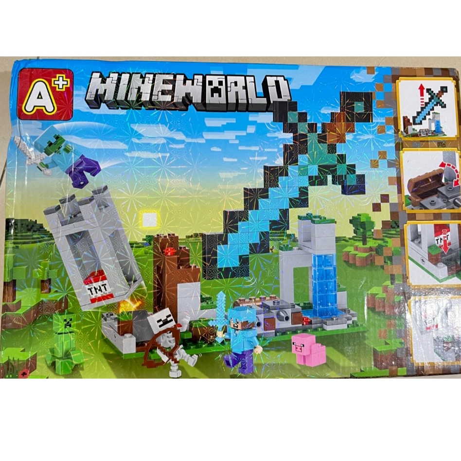 現貨 我的世界 Minecraft麥塊 寶劍前哨站 第三方積木 | 蝦皮購物