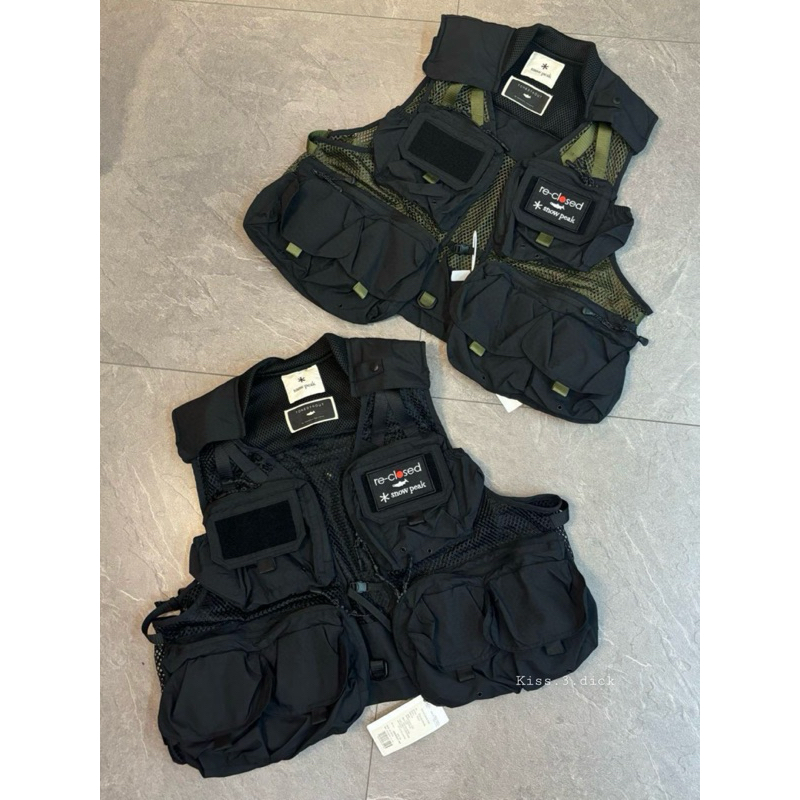 🇯🇵Snow peak x TONEDTROUT Flexible Guide Vest One Olive 釣魚背心