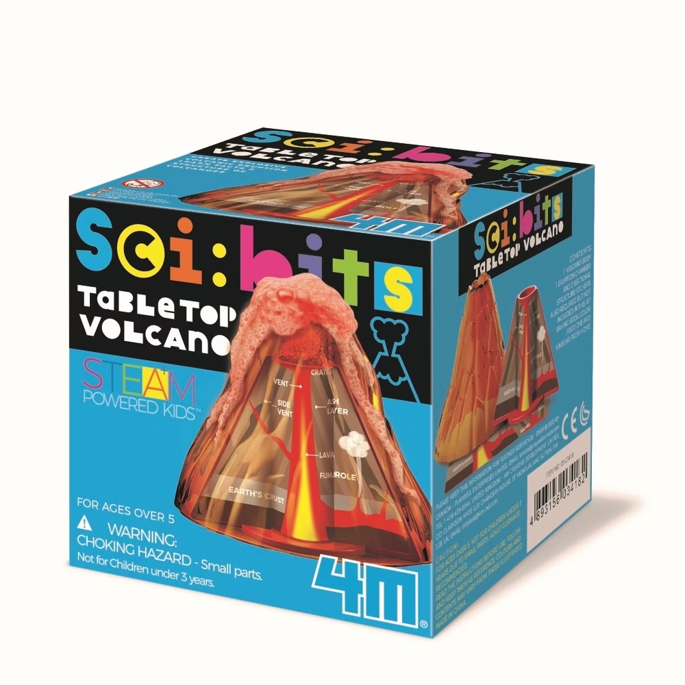 【4M】Sci: Bits/Table Top Volcano 火山爆發剖面模型 | 蝦皮購物
