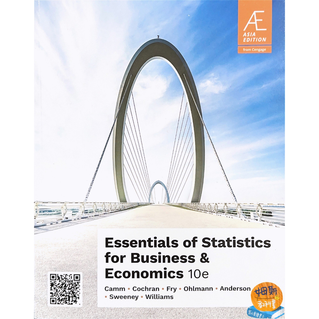 現貨】<姆斯>Essentials of Statistics for Business and Economics 10