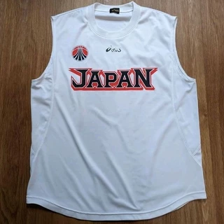 Asics 日本 國家隊 白色練習背心 日本隊