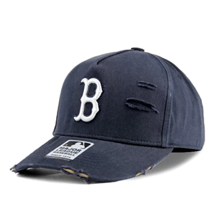 【MLB Old Fashioned Cap】波士頓 紅襪 藏青色 破壞布 卡車帽 老帽【ANGEL NEW ERA 】