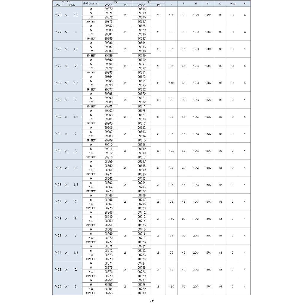 【平剛】M24 x 3.0 常用規格 手絞絲攻 螺旋絲攻 先端絲攻 日本 H.T.D 早坂 | 蝦皮購物