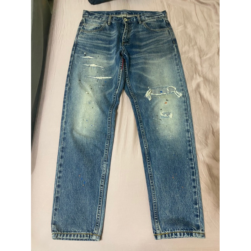 信頼】 LAid 希少品 denim distressed Over Back デニム/ジーンズ