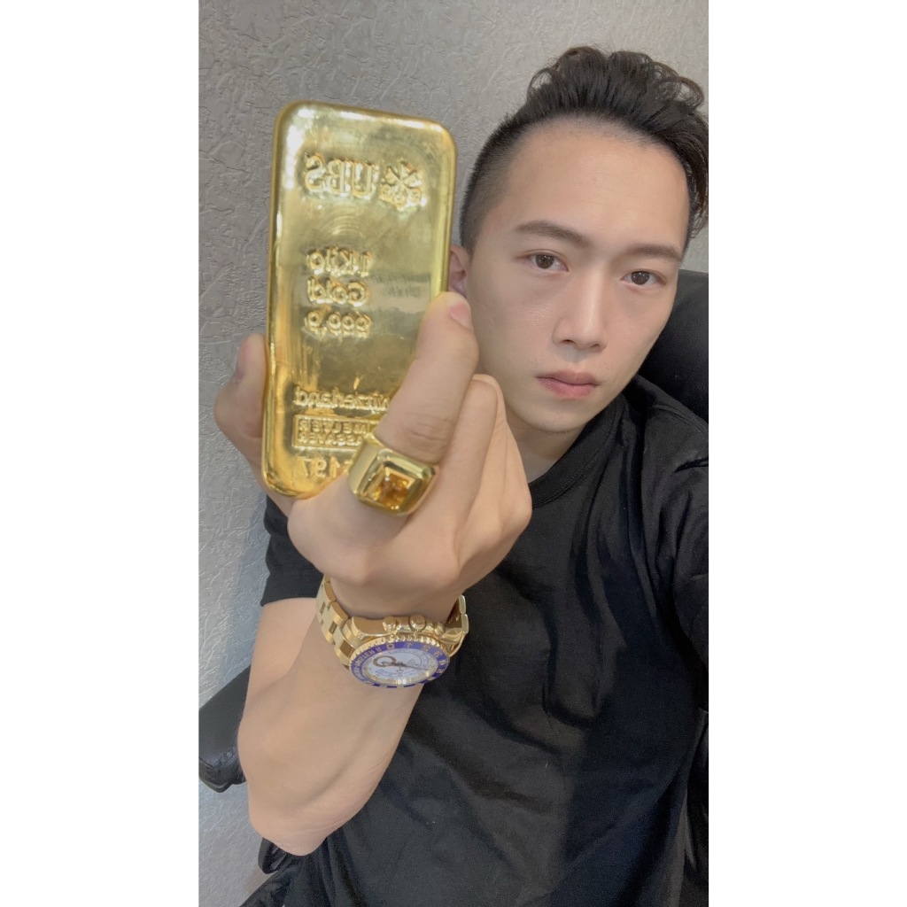 【台北周先生】 UBS瑞士銀行 黃金條塊 1公斤 黃金9999純金 24K純金 24K黃金 挑戰最便宜 歡迎檢驗