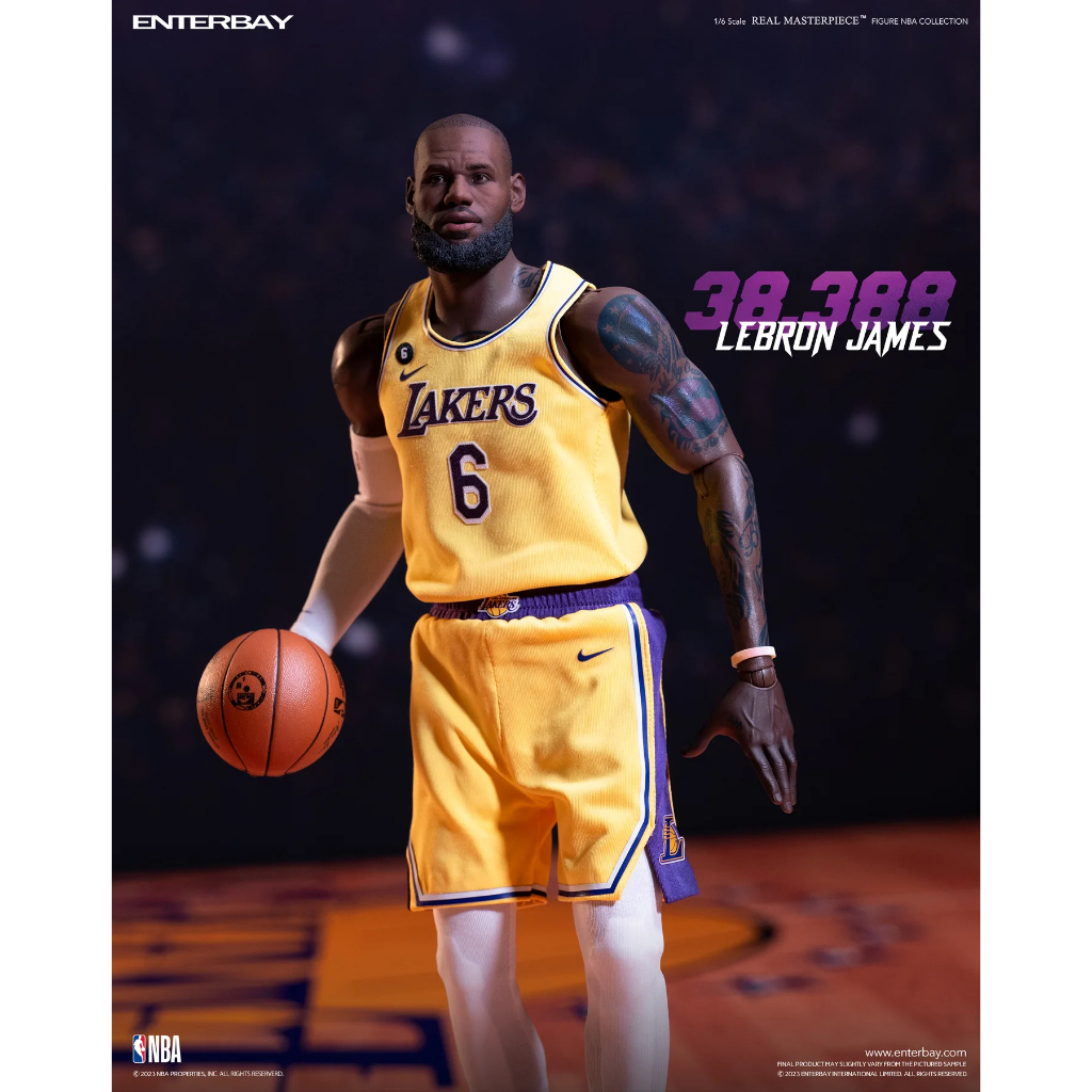 Original ENTERBAY LeBron James 4.0 1 6 Action Figure RM-1090