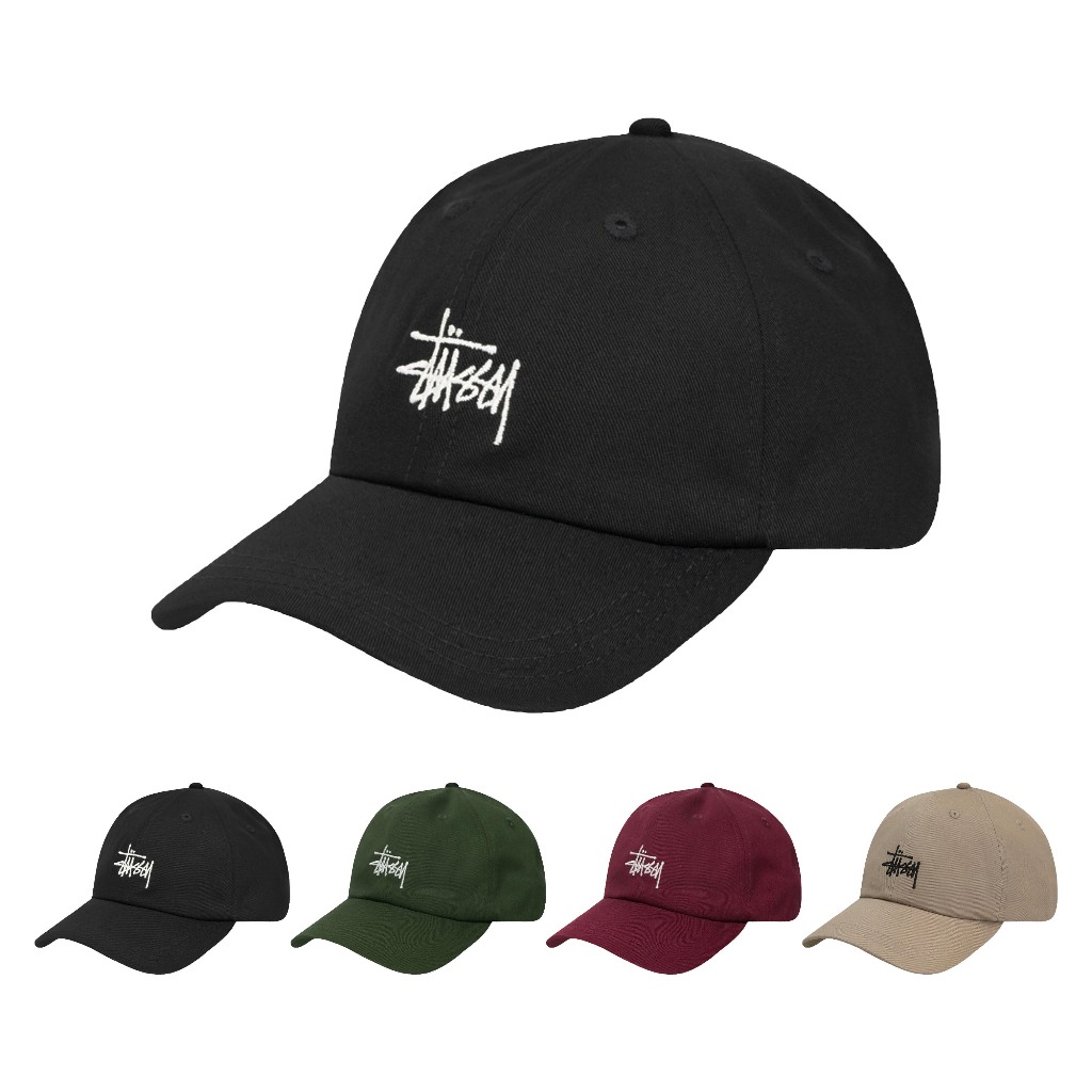 STUSSY BASIC STOCK LOW PRO CAP 基本款刺繡老帽棒球帽鴨舌帽【TCC